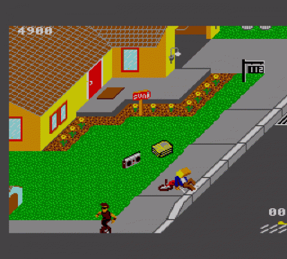 Paperboy Screenshot 30 (Sega Master System (EU Version))