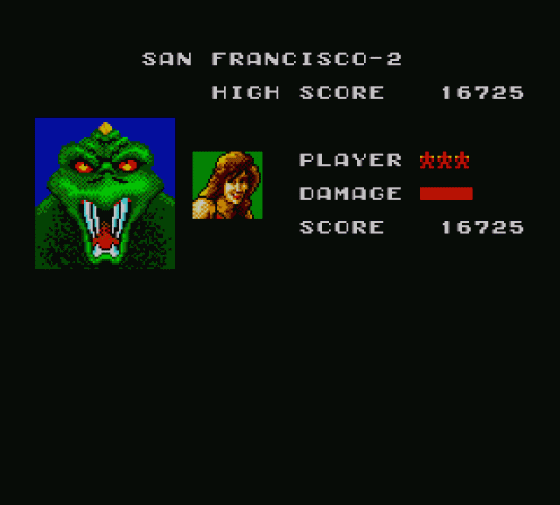 Rampage Screenshot 15 (Sega Master System (EU Version))