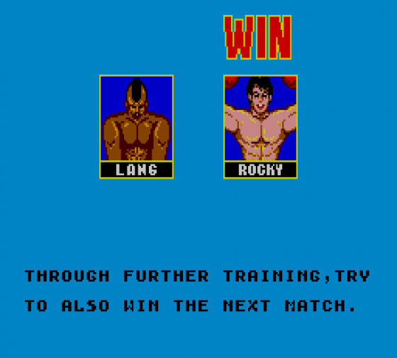 Rocky Screenshot 6 (Sega Master System (JP Version))