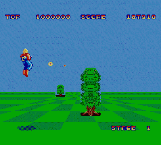 Space Harrier Screenshot 12 (Sega Master System (EU Version))