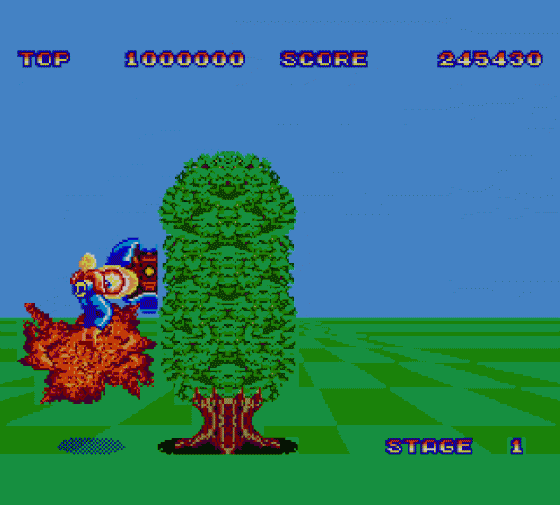 Space Harrier Screenshot 13 (Sega Master System (EU Version))