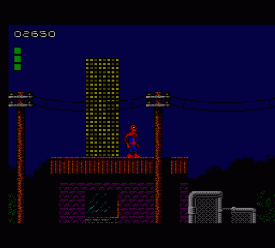 Spider-Man: Return Of The Sinister Six Screenshot 14 (Sega Master System (EU Version))