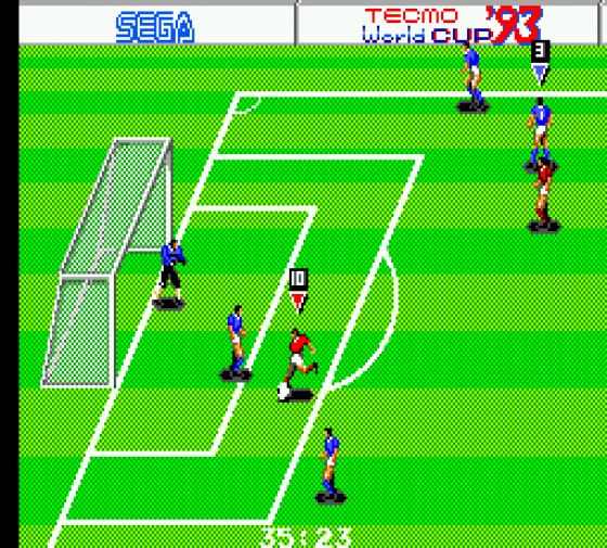 Tecmo World Cup '93 Screenshot 5 (Sega Master System (EU Version))