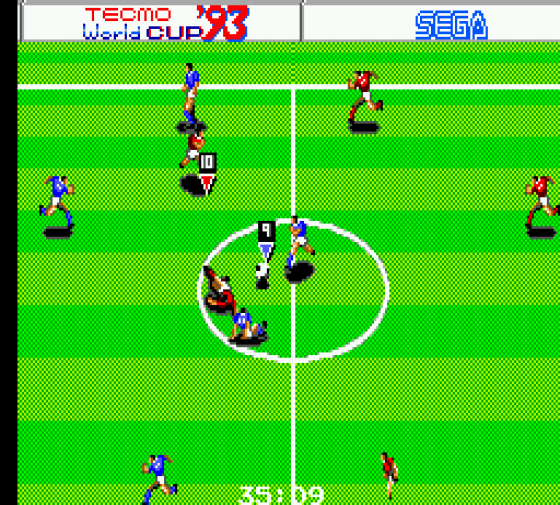 Tecmo World Cup '93 Screenshot 13 (Sega Master System (EU Version))