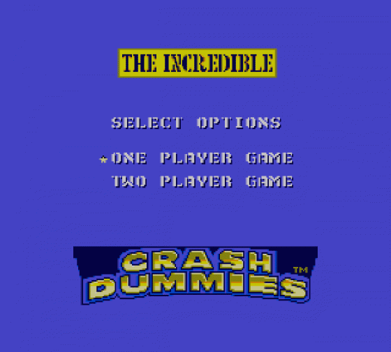 The Incredible Crash Dummies Screenshot 5 (Sega Master System (EU Version))