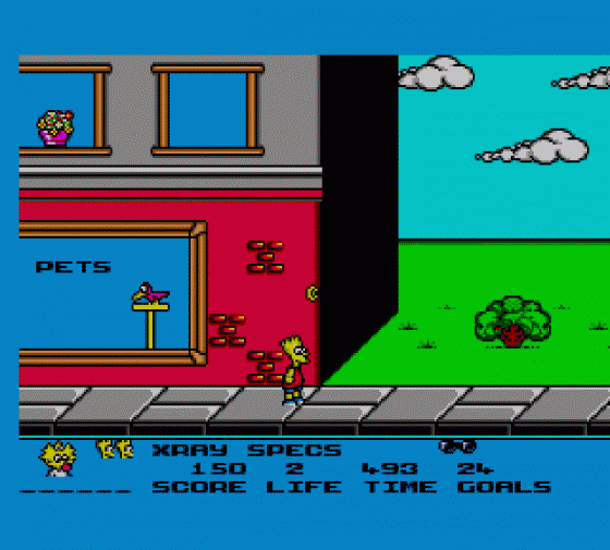 The Simpsons: Bart Vs. The Space Mutants Screenshot 13 (Sega Master System (EU Version))