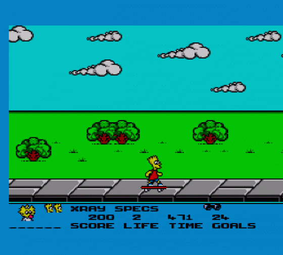 The Simpsons: Bart Vs. The Space Mutants Screenshot 15 (Sega Master System (EU Version))