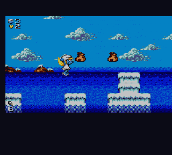 The Smurfs Travel The World Screenshot 11 (Sega Master System (EU Version))