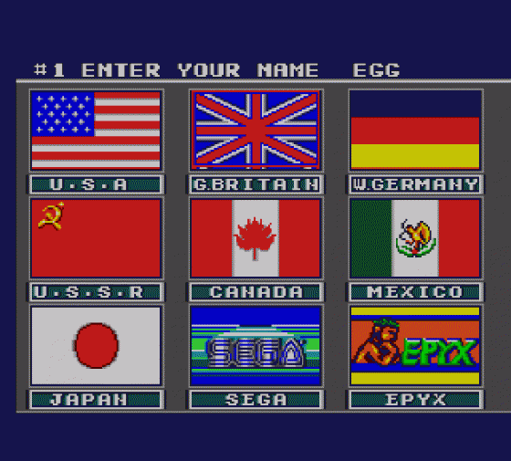 World Games Screenshot 6 (Sega Master System (EU Version))