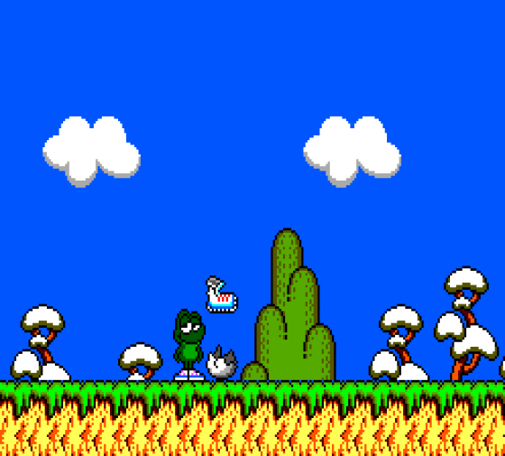 Sapo Xule Vs. Os Invasores Do Brejo Screenshot 14 (Sega Master System (EU Version))