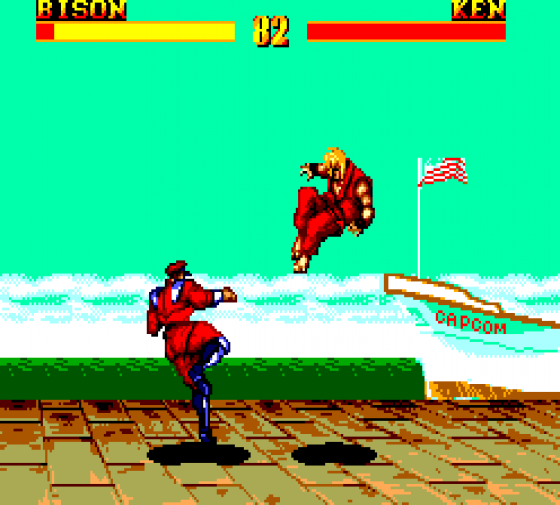 Street Fighter II Screenshot 6 (Sega Master System (EU Version))