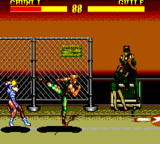 Street Fighter II Screenshot 9 (Sega Master System (EU Version))