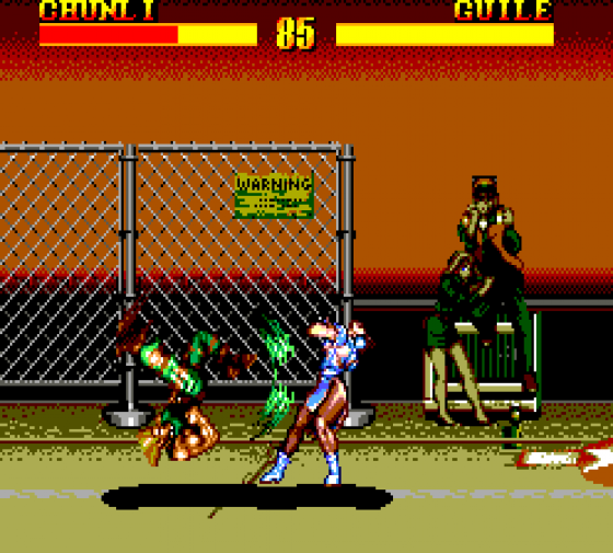 Street Fighter II Screenshot 10 (Sega Master System (EU Version))