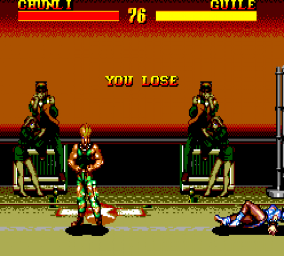 Street Fighter II Screenshot 12 (Sega Master System (EU Version))