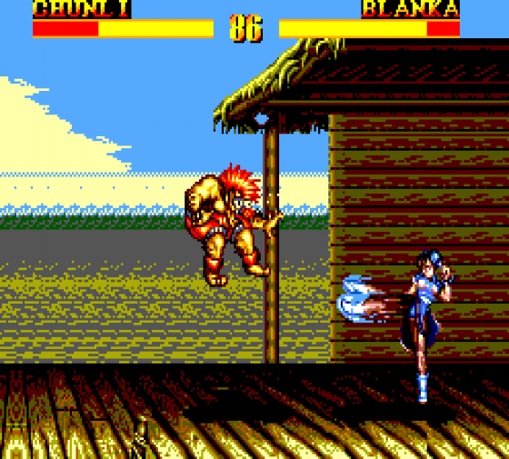 Street Fighter II Screenshot 14 (Sega Master System (EU Version))