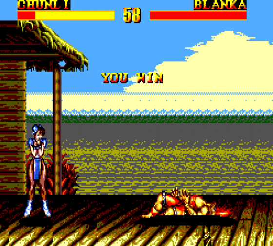 Street Fighter II Screenshot 15 (Sega Master System (EU Version))