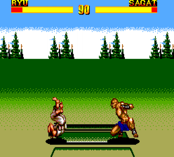 Street Fighter II Screenshot 21 (Sega Master System (EU Version))