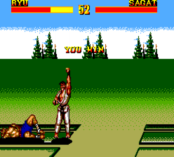 Street Fighter II Screenshot 22 (Sega Master System (EU Version))