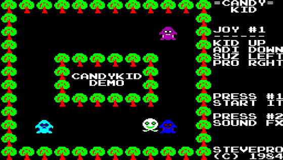 Candy Kid Demo Screenshot 1 (Sega Master System (EU Version))