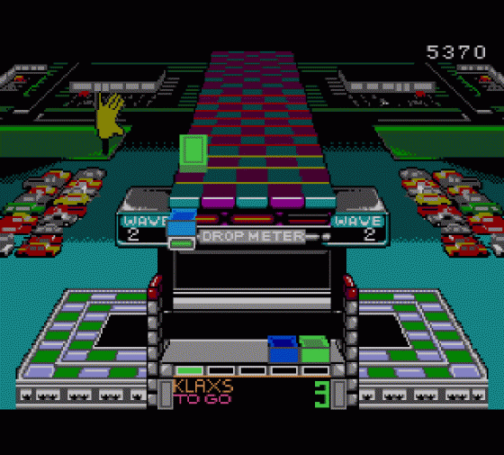 Klax Screenshot 10 (Sega Master System (EU Version))