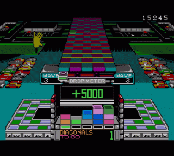 Klax Screenshot 13 (Sega Master System (EU Version))