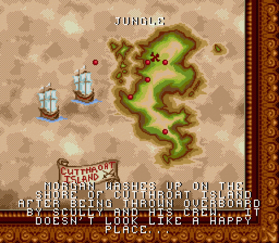Cutthroat Island Screenshot 17 (Sega Mega Drive (EU Version))