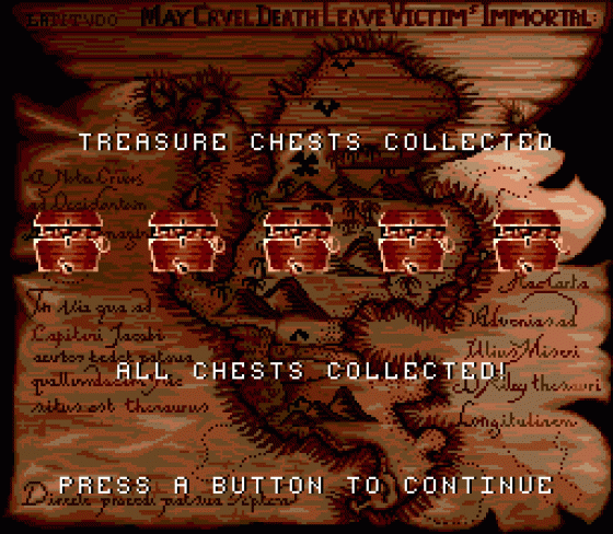 Cutthroat Island Screenshot 38 (Sega Mega Drive (EU Version))