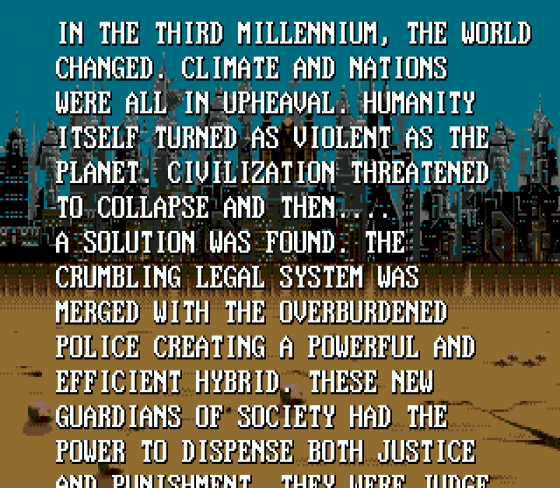 Judge Dredd Screenshot 10 (Sega Mega Drive (EU Version))