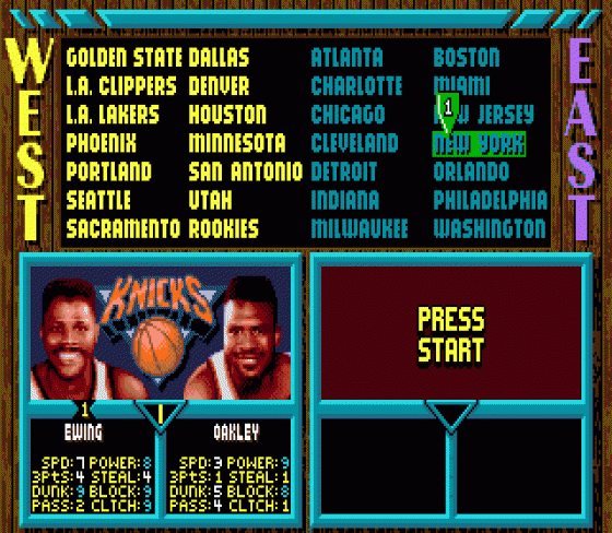 NBA Jam: Tournament Edition Screenshot 9 (Sega Mega Drive (EU Version))