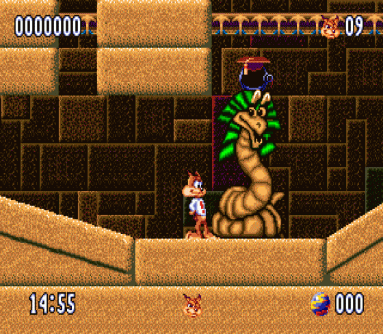 Bubsy II Screenshot 15 (Sega Mega Drive (EU Version))