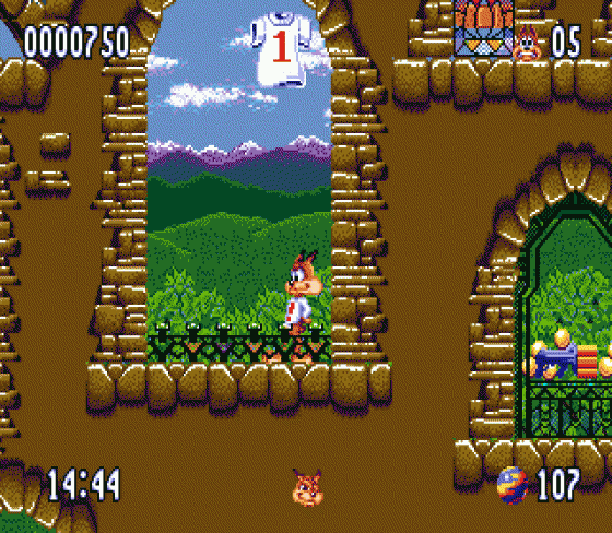 Bubsy II Screenshot 24 (Sega Mega Drive (EU Version))