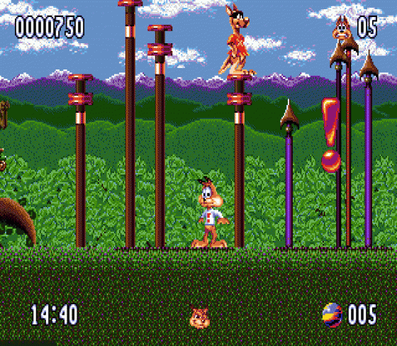 Bubsy II Screenshot 27 (Sega Mega Drive (EU Version))