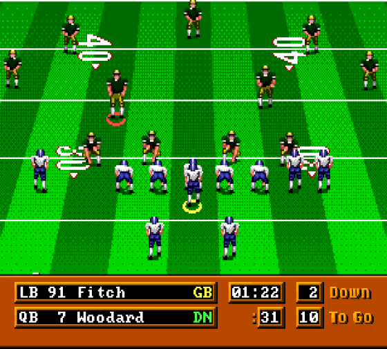 Mike Ditka Power Football Screenshot 9 (Sega Genesis/Sega Mega Drive)