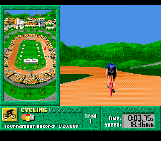 Summer Challenge Screenshot 8 (Sega Mega Drive (EU Version))