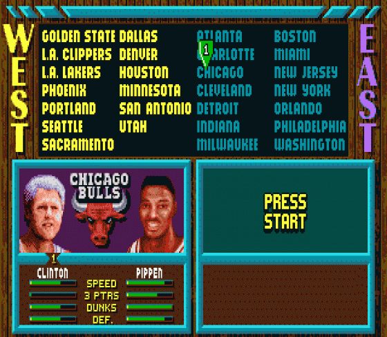 NBA Jam Screenshot 8 (Sega Mega Drive (EU Version))