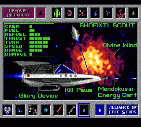 Star Control Screenshot 10 (Sega Genesis/Sega Mega Drive)