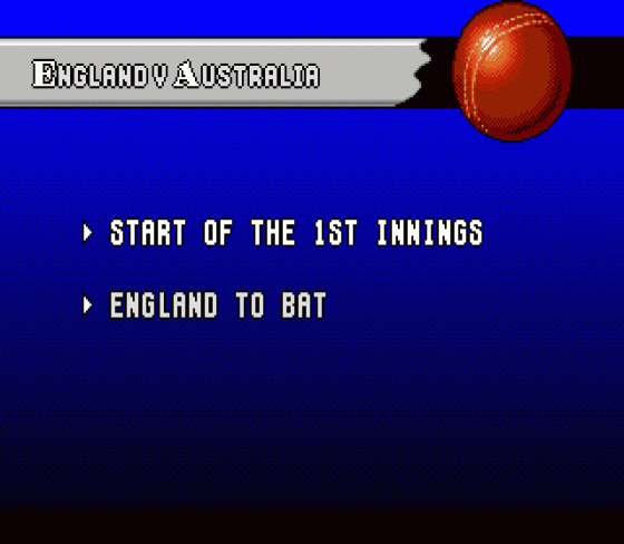 Brian Lara Cricket Screenshot 14 (Sega Mega Drive (EU Version))