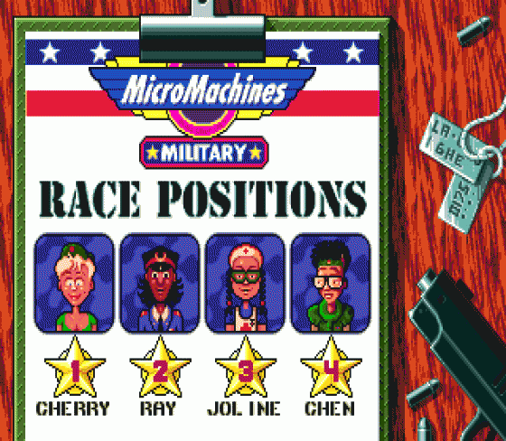 Micro Machines Military Screenshot 10 (Sega Mega Drive (EU Version))