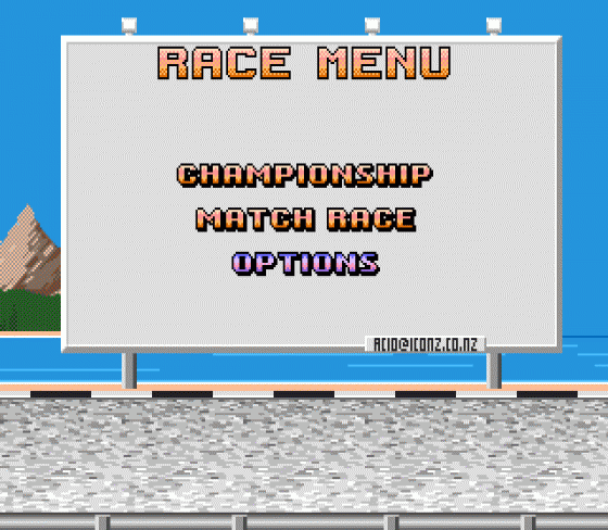 Super Skidmarks Screenshot 12 (Sega Mega Drive (EU Version))