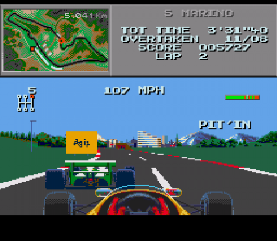 Formula 1: World Championship Screenshot 5 (Sega Mega Drive (EU Version))