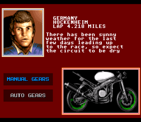 Kawasaki Superbikes Screenshot 7 (Sega Mega Drive (EU Version))