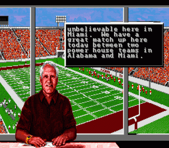 Bill Walsh College Football Screenshot 14 (Sega Mega Drive (EU Version))