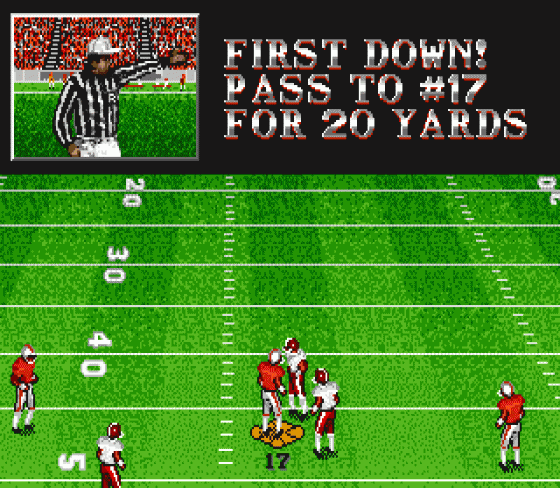 Bill Walsh College Football Screenshot 19 (Sega Mega Drive (EU Version))