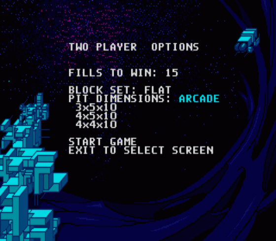 Blockout Screenshot 6 (Sega Mega Drive (EU Version))