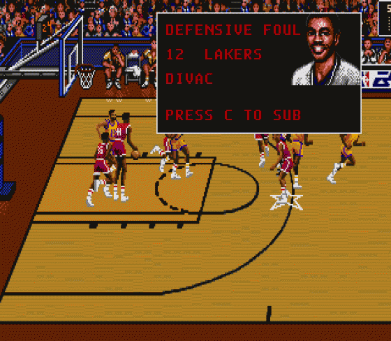 Bulls vs Lakers and the NBA Playoffs Screenshot 5 (Sega Mega Drive (EU Version))