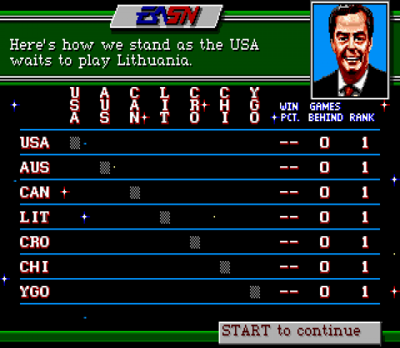Dream Team USA Screenshot 8 (Sega Mega Drive (EU Version))