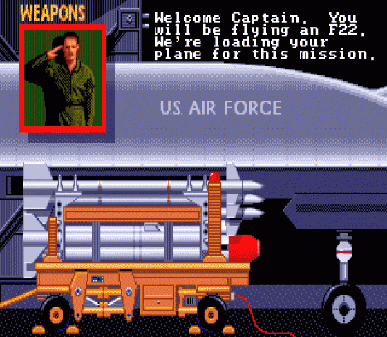 F-22 Interceptor Screenshot 14 (Sega Mega Drive (EU Version))