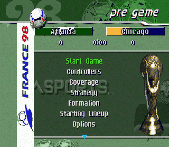 FIFA: Road to World Cup 98 Screenshot 15 (Sega Mega Drive (EU Version))