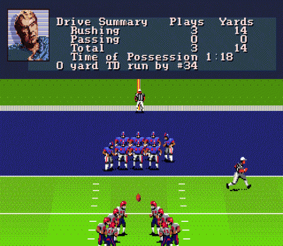 John Madden Football '92 Screenshot 7 (Sega Mega Drive (EU Version))