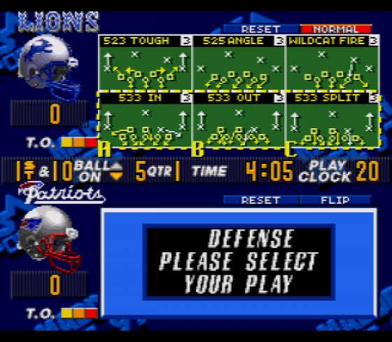 Madden NFL 97 Screenshot 10 (Sega Mega Drive (EU Version))